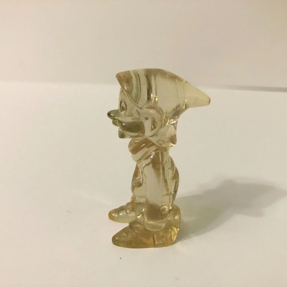 Vintage Walt Disney Dwarfs Lucite Figures Dopey Snow White Doc Lot of 2 - Picture 11 of 14